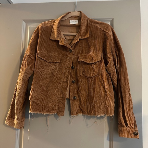 American Eagle Outfitters Jackets & Blazers - American Eagle Corduroy Brown Jacket